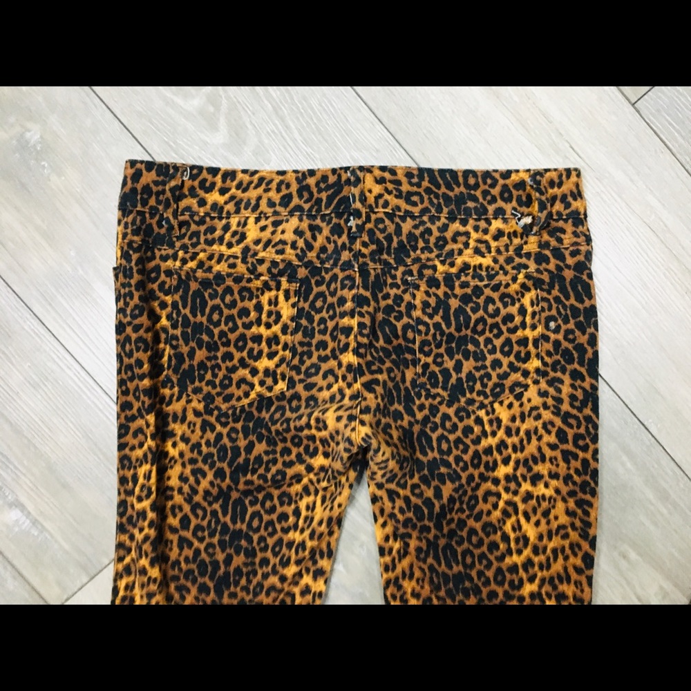LIP SERVICE Vintage 90’s Leopard Print Punk 80’s Hair Metal Jeans~RARE FIND - Picture 8 of 16